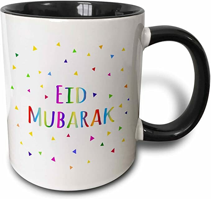3dRose Mubarak-Happy Eid Mug - Eid Gift Ideas for Muslim Friends