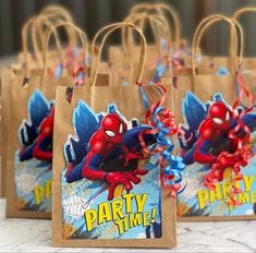spiderman gift bags